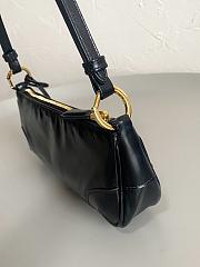 Prada Vitello Shine Brushed Calfskin Re-Edition Black Bag - 23×5×10cm  - 2