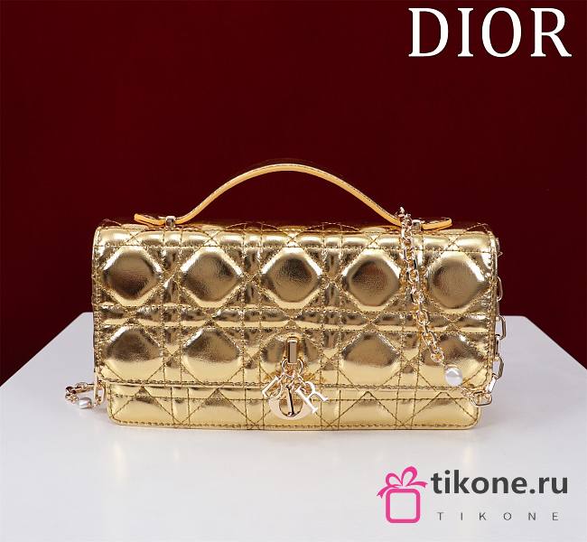 Dior Miss Gold Bag - 21x11.5x4.5cm - 1