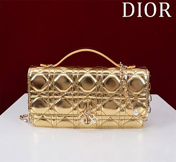 Dior Miss Gold Bag - 21x11.5x4.5cm