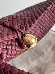 Bottega Veneta Tosca Burgundy Shoulder Bag - 27x18x9cm - 4