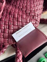 Bottega Veneta Tosca Burgundy Shoulder Bag - 27x18x9cm - 3