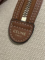 Celine Triomphe Boston Bag With Leather Small - 19.5x14x7.5cm - 2