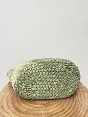 Loewe Anagram Basket Bag In Olive - 46x24x15cm - 3