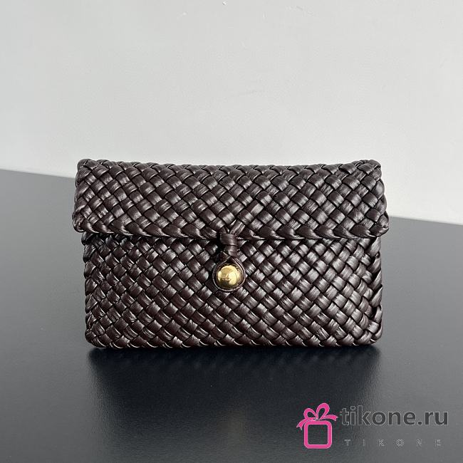 Bottega Veneta Brown Envelope Clutch - 20x15x5cm - 1