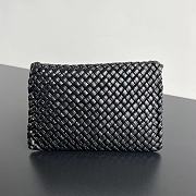 Bottega Veneta Black Envelope Clutch - 20x15x5cm - 4