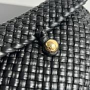 Bottega Veneta Black Envelope Clutch - 20x15x5cm - 3