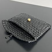 Bottega Veneta Black Envelope Clutch - 20x15x5cm - 2