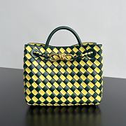 Bottega Veneta Small Andiamo Yellow Green Bag - 25x20x10cm - 1