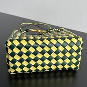 Bottega Veneta Small Andiamo Yellow Green Bag - 25x20x10cm - 4