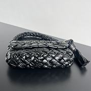 Bottega Veneta Black Kalimero Citta Shoulder Bag - 25x18x5.5cm - 2