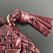 Bottega Veneta Red Kalimero Citta Shoulder Bag - 25x18x5.5cm - 4