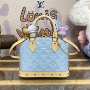 Louis Vuitton M24062 Vernis Nano Blue Alma Chain - 23.5x17.5x11.5cm - 2