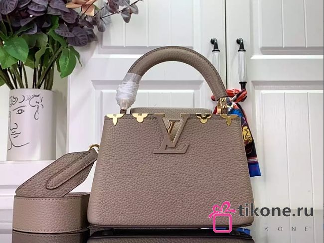 Louis Vuitton M24567 Capucines Mini In Galet Color - 21x14x8cm - 1