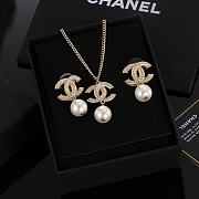 Chanel Necklace And Earrings Set - 3