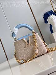 Louis Vuitton M23952 Capuccines Nano In Beige/Blue - 16.3x11x6.5cm - 1