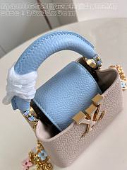 Louis Vuitton M23952 Capuccines Nano In Beige/Blue - 16.3x11x6.5cm - 3