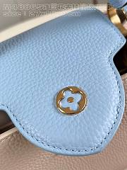 Louis Vuitton M48865 Capuccines Nano In Beige/Blue - 26.5x17.5x9cm - 2