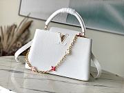 Louis Vuitton M22512 Large Capucines White Taurilon - 31.5x20x11cm - 1