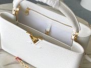 Louis Vuitton M22512 Large Capucines White Taurilon - 31.5x20x11cm - 3