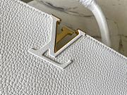 Louis Vuitton M22512 Large Capucines White Taurilon - 31.5x20x11cm - 2