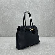 Miu Miu Aventure Nappa Leather Bag Black - 40x31x13cm - 3