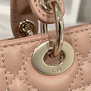 Dior Lady D-Joy Micro Pink Nude Bag - 16x9x5cm - 4