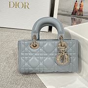 Dior Lady D-Joy Micro Sky Blue Bag - 16x9x5cm - 1