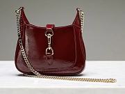 Gucci Jackie Notte In Rosso Ancora Leather Bag 19.5cm - 1