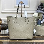 Louis Vuitton M45686 Neverfull MM In Grey - 32x29x17cm - 1