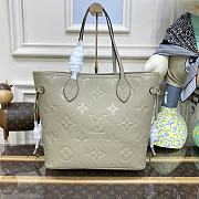 Louis Vuitton M45686 Neverfull MM In Grey - 32x29x17cm - 4