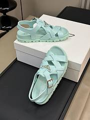 Prada Blue Tiffany Sandals - 4