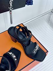 Hermes Black Sandals  - 2