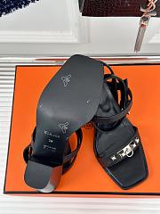 Hermes Black Sandals  - 4