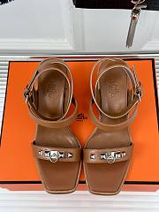 Hermes Brown Sandals - 1