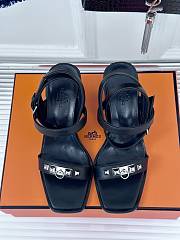 Hermes Black Sandals  - 1