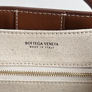 Bottega Veneta Small Canvas Andiamo Bag - 25x22x10.5cm - 2