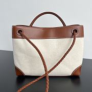 Bottega Veneta Medium Andiamo Canvas Bag - 32.5x24x12cm - 4