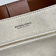 Bottega Veneta Large Canvas Andiamo Bag - 42x35x18cm - 3