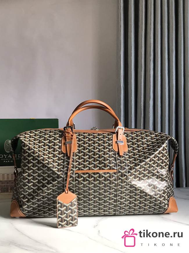 Goyard Sac Boeing 55 Duffle Handbag Brown - 55x32x22cm - 1