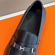 Hermes Destin Loafer Black Noir Calfskin Best Quality  - 2