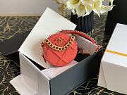 Chanel Red Round Bag  - 1