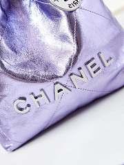 Chanel 22 Mini Light Purple Hobo Bag - 19x20x6cm - 4