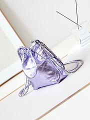 Chanel 22 Mini Light Purple Hobo Bag - 19x20x6cm - 5