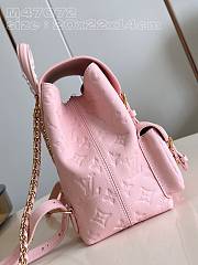 Louis Vuitton M47074 Backup In Pink Leather - 20x22x14cm - 4