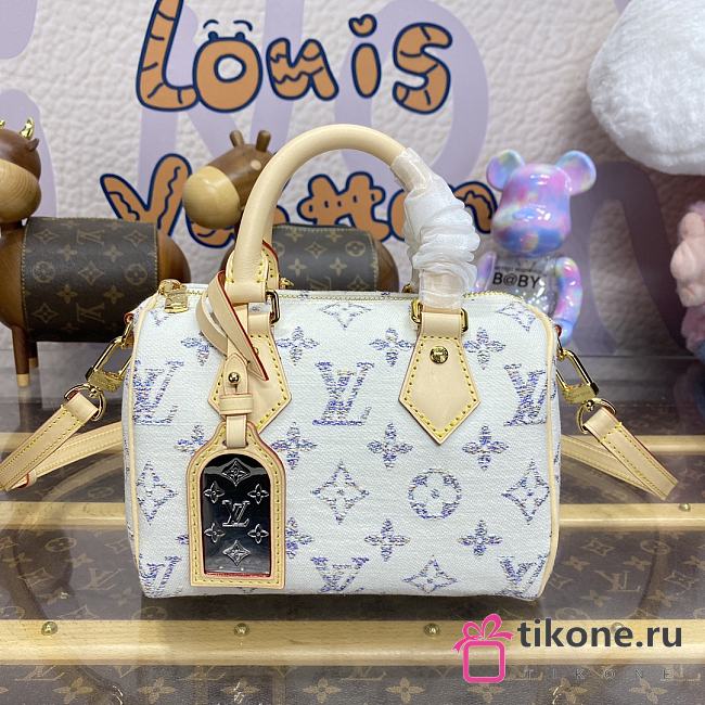 Louis Vuitton M24709 Speedy Bandoulière In Beige - 20.5x13.5x12cm - 1