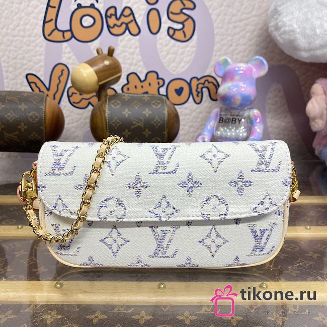 Louis Vuitton N83499 Monogram Jacquard Fabric Bag - 23.5x12x4.3cm - 1