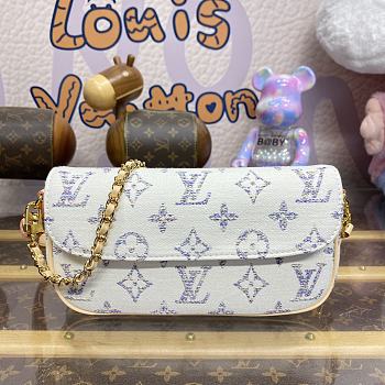 Louis Vuitton N83499 Monogram Jacquard Fabric Bag - 23.5x12x4.3cm