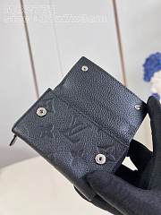 Louis Vuitton M82771 Noir Black Leather Wallet - 10.5x7x3cm - 5