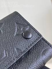 Louis Vuitton M82771 Noir Black Leather Wallet - 10.5x7x3cm - 2