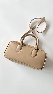 Miu Miu Arcadie Beige Leather Bag - 23x12x8cm - 5